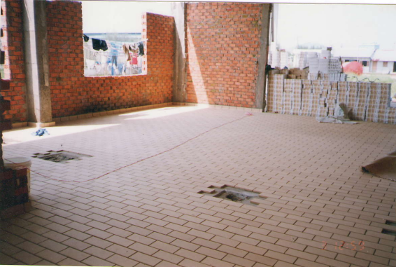 Nền gạch chống axit