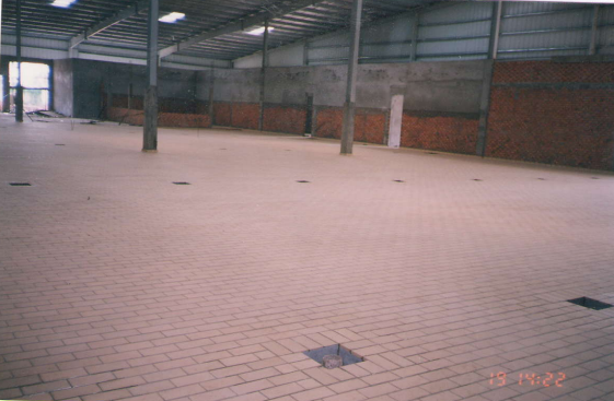 Nền gạch chống axit