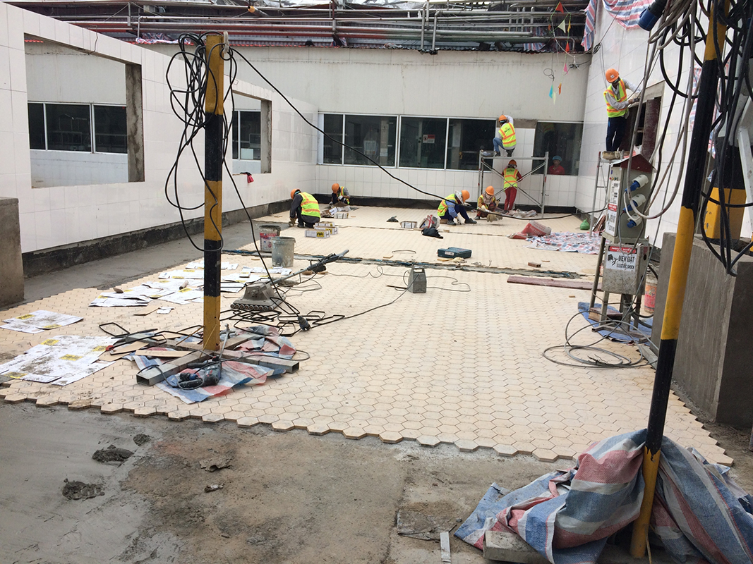 Nền Gạch Chống Axit