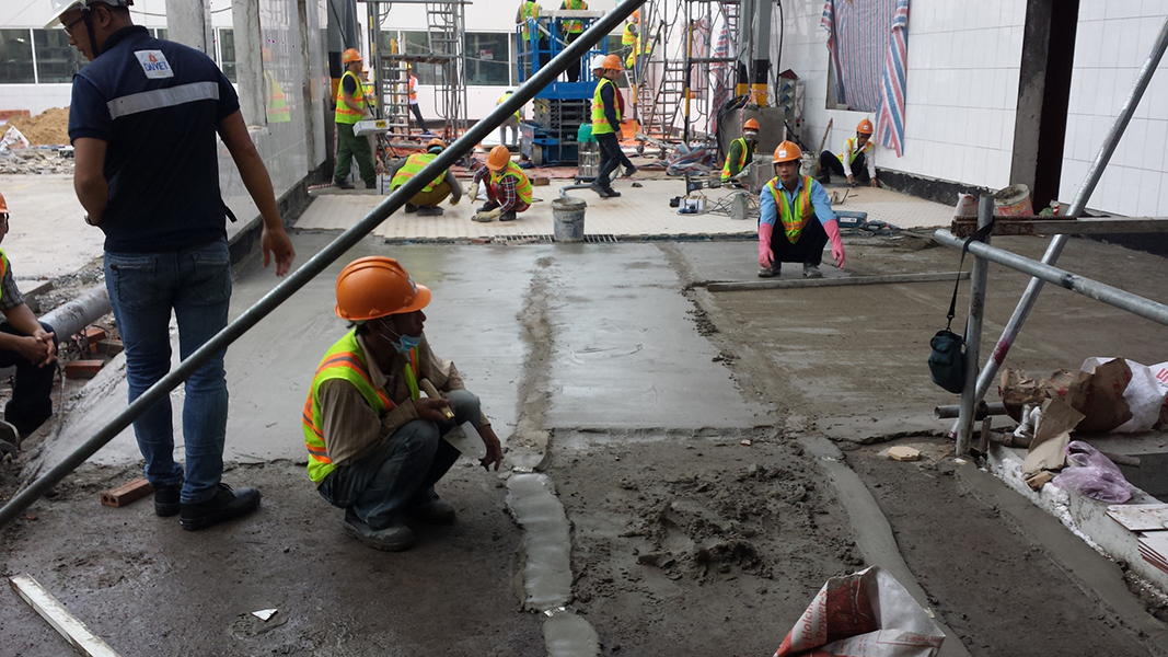 Nền Gạch Chống Axit