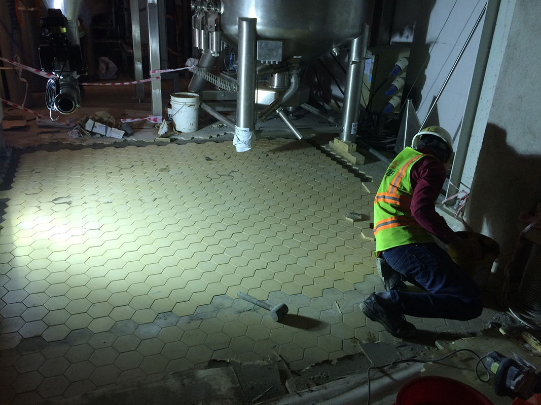 Nền Gạch Chống Axit