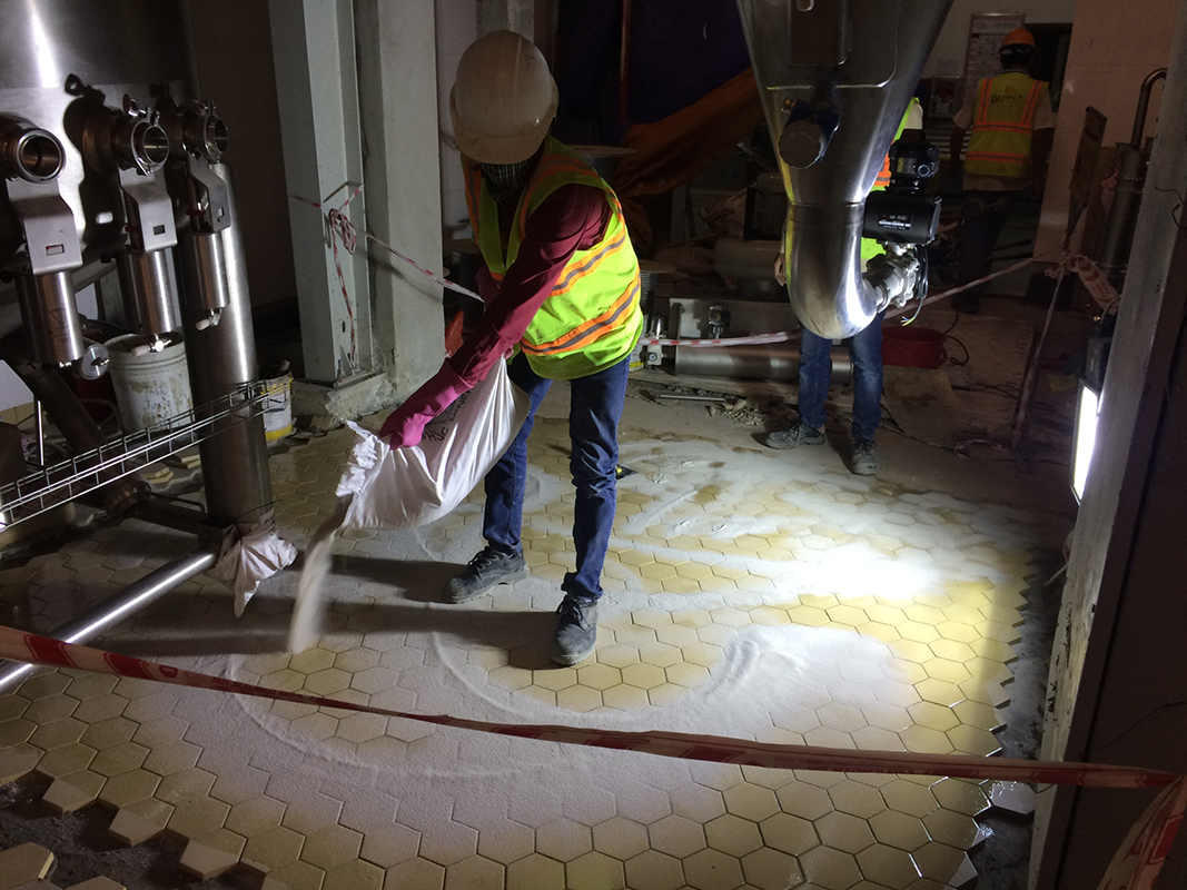 Nền Gạch Chống Axit